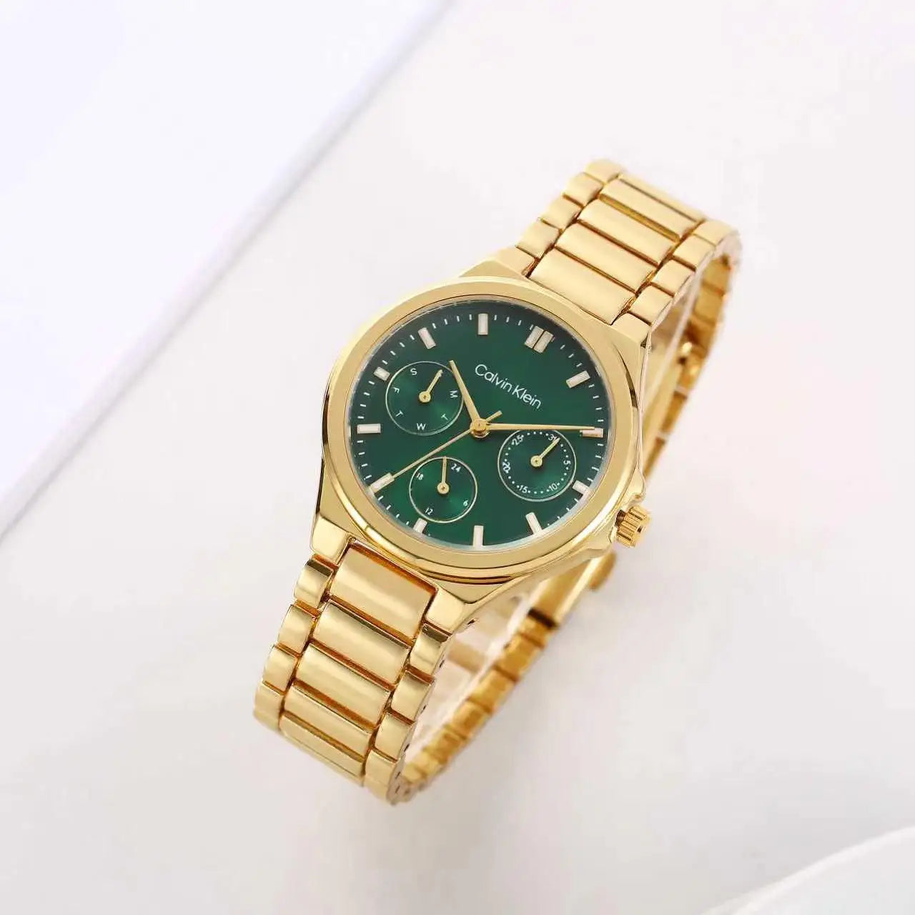 Calvin Klei_n Vibrancy Gold Green Women's Secondary image