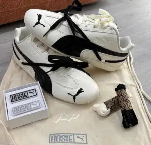 Pu_ma X Rose speedcat white Black Secondary image