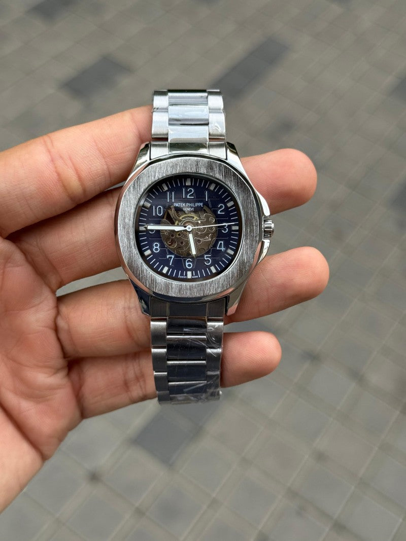 Patek Phillep e Skeleton Automatic Silver Blue Main image