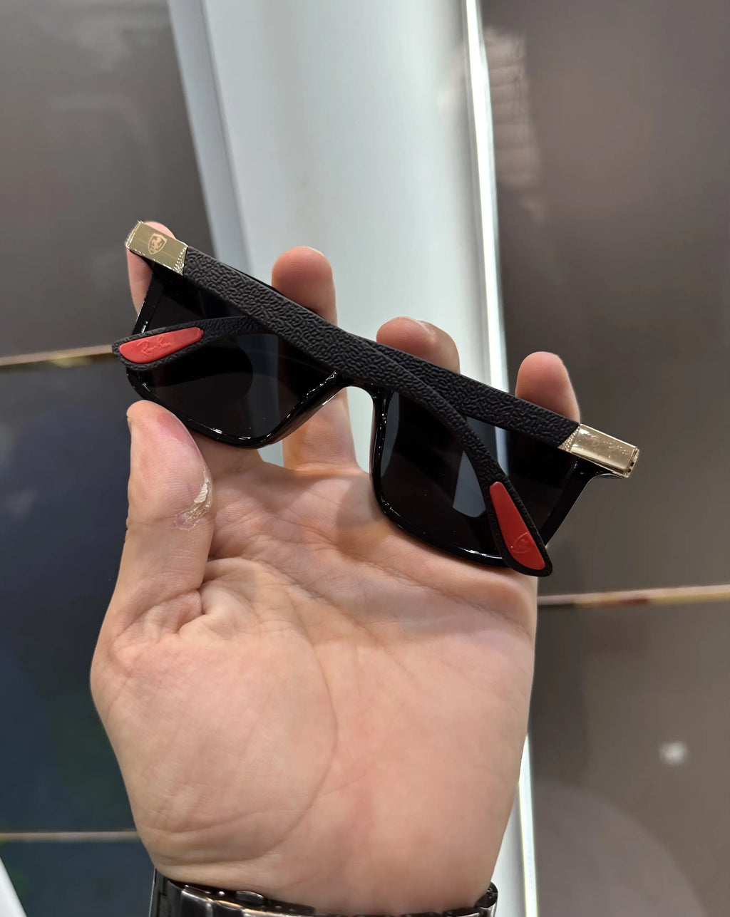 RayBan All Black Premium Shades 8357