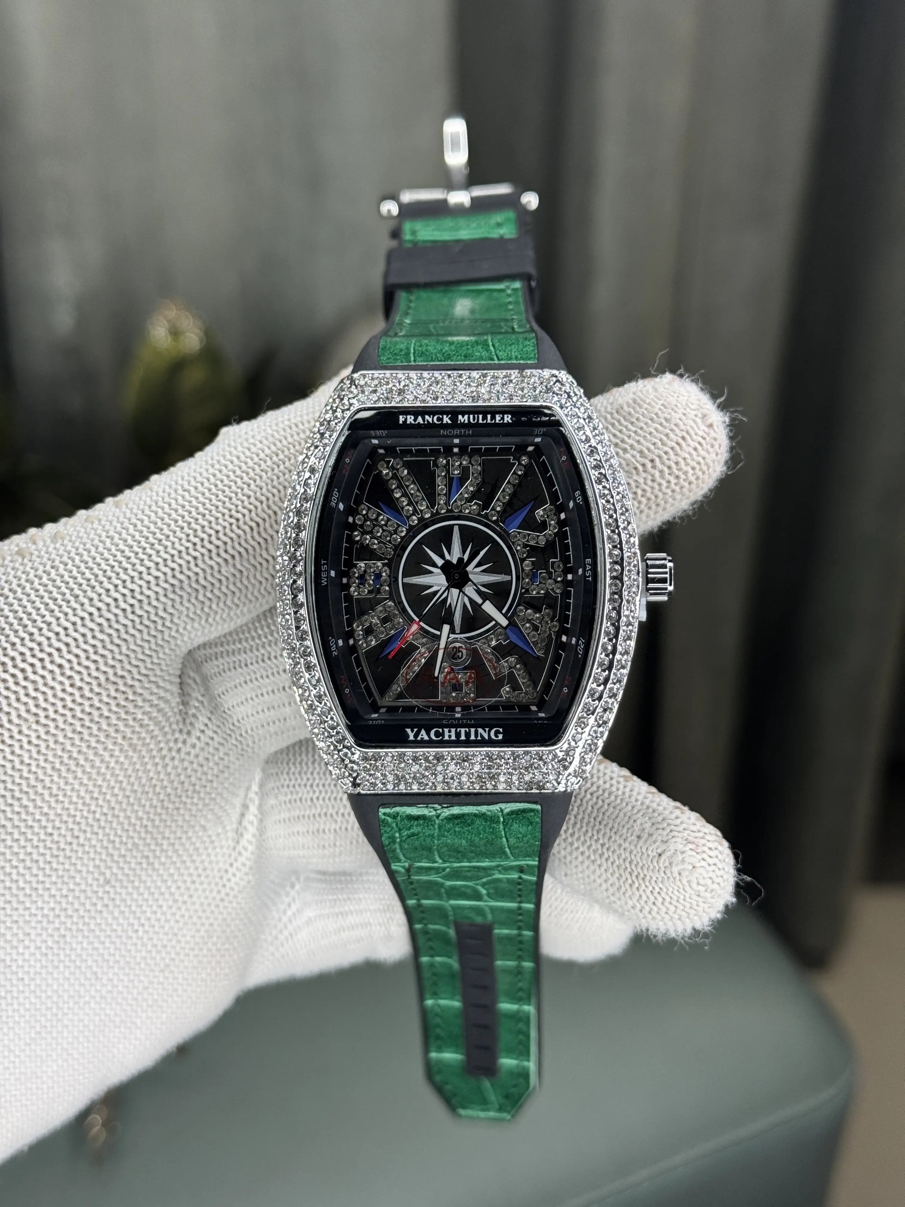 Frank Muller Yachting Silver Green Premium Watch Main image