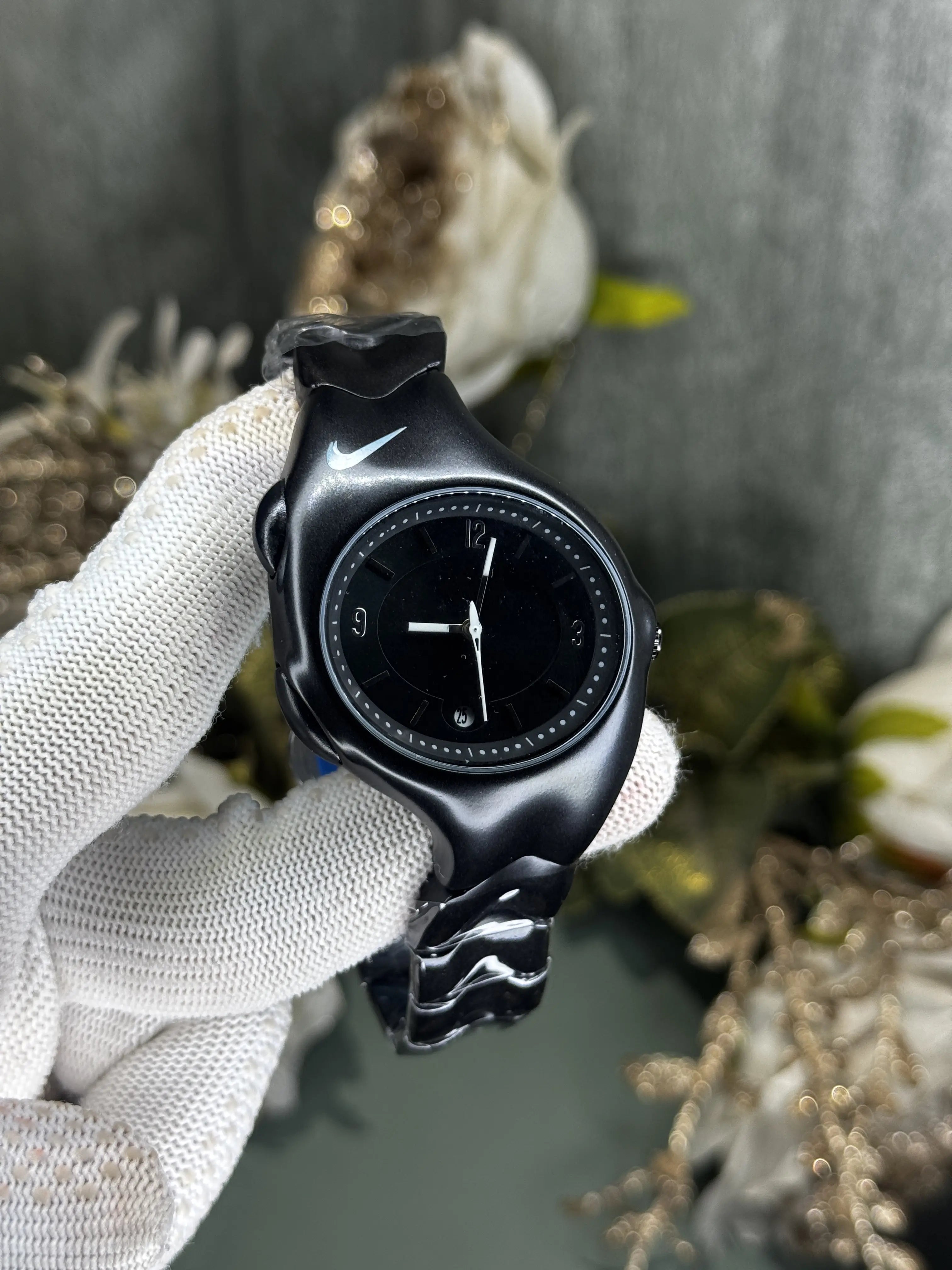 Nike All Black Metal Premium Quartz Watch Main image