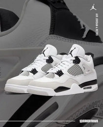 Jordan Retro 4 Military Black Surplus Semi UA