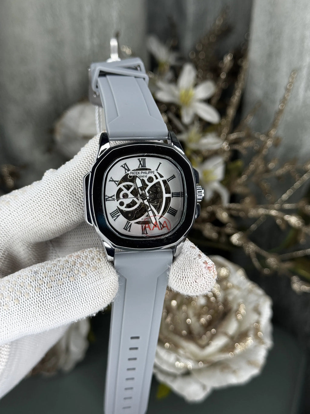 Patek Philipp e Silver Grey Premium Automatic Watch