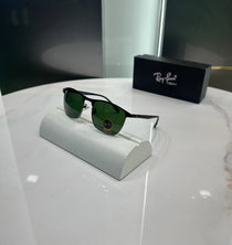 RayBan Black Green Premium Shades 3686