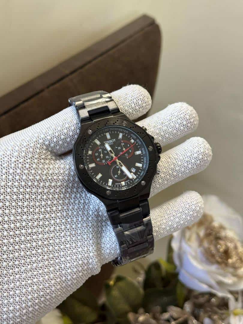 Tisso t T Racer Moto GP Chronograph Full Black LuXury Watch Secondary image