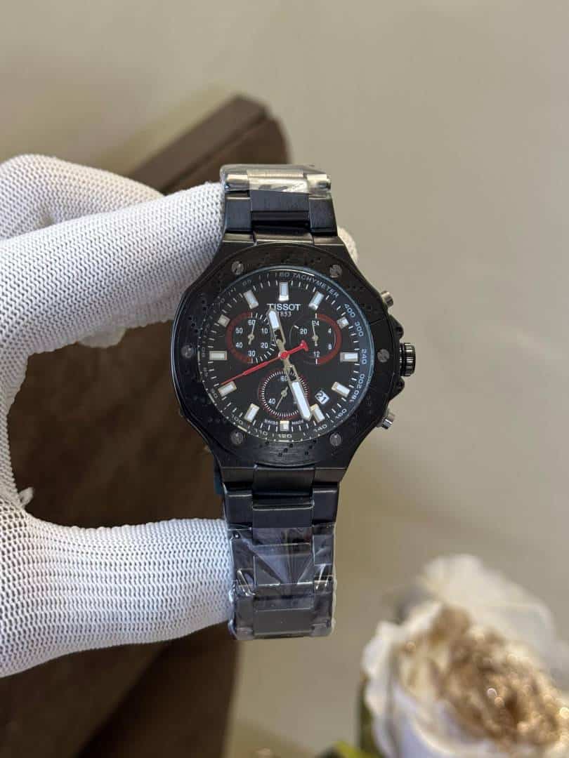 Tisso t T Racer Moto GP Chronograph Full Black LuXury Watch Main image