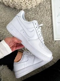 Nik e Airforce 1 Short Leather Women White Bustbag Bill CarryBag 1 Bottle lace Fixxx Only