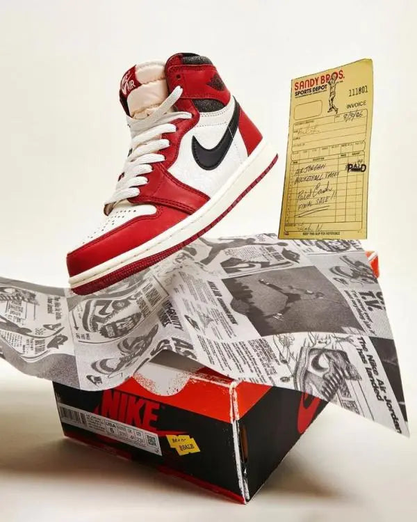 Nik_e Jordan Retro 1 Lost Found Faded Sole Surplus Semi UA