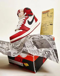 Nik_e Jordan Retro 1 Lost Found Faded Sole Surplus Semi UA