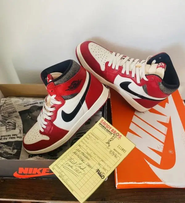 Nik_e Jordan Retro 1 Lost Found Faded Sole Surplus Semi UA Main image