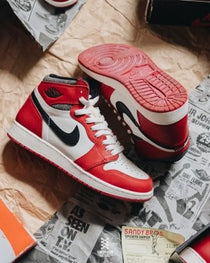 Nik_e Jordan Retro 1 Lost Found Faded Sole Surplus Semi UA