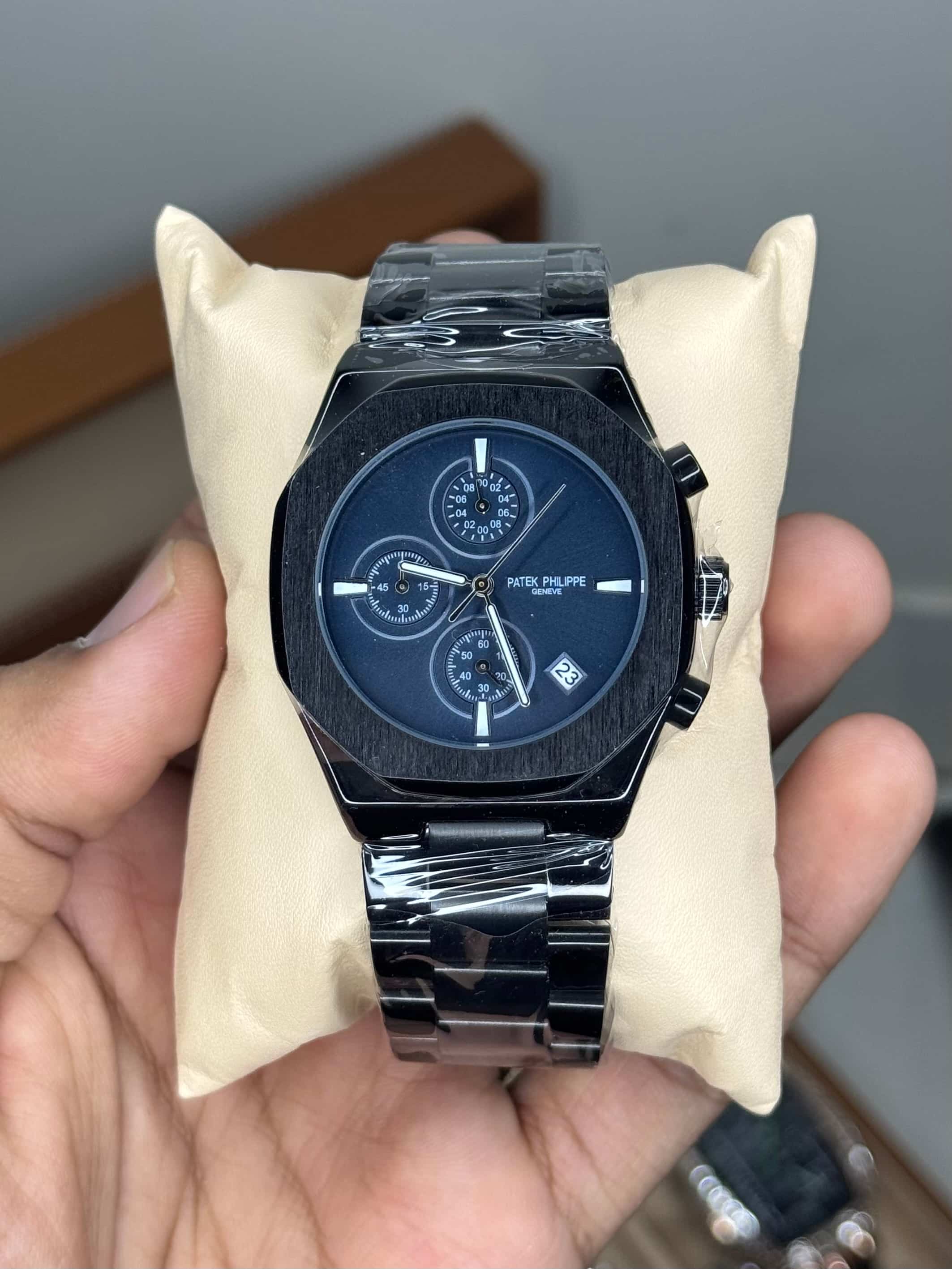 Patek  Philippe Black Blue Chronograph Premium Watch