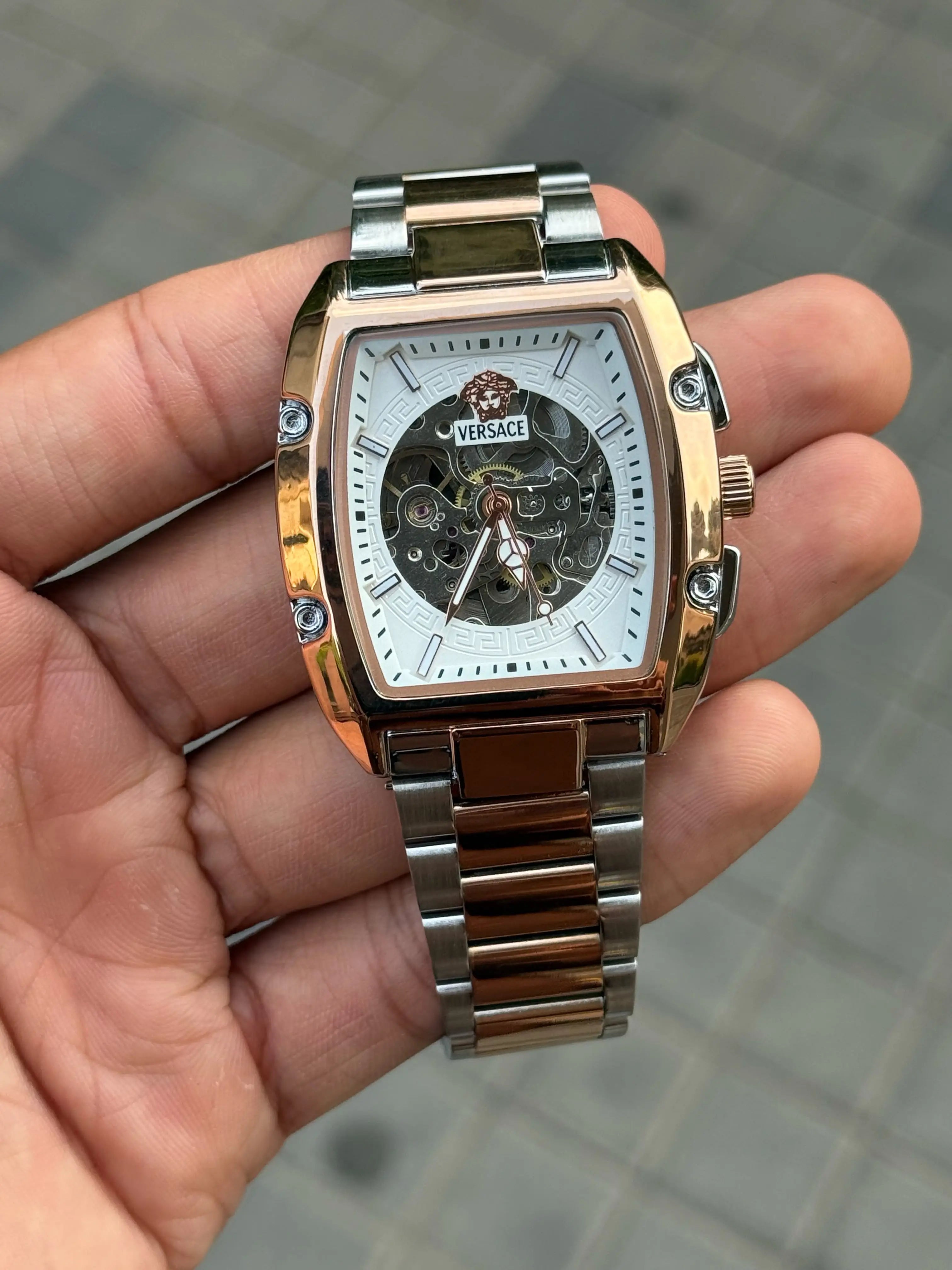 Versac_e Dominus Skeleton Automatic rose Main image