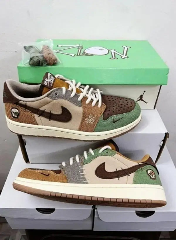 Nik e JORDAN 1 RETRO LOW OG ZION WILLIAMSON Suede Quality Main image