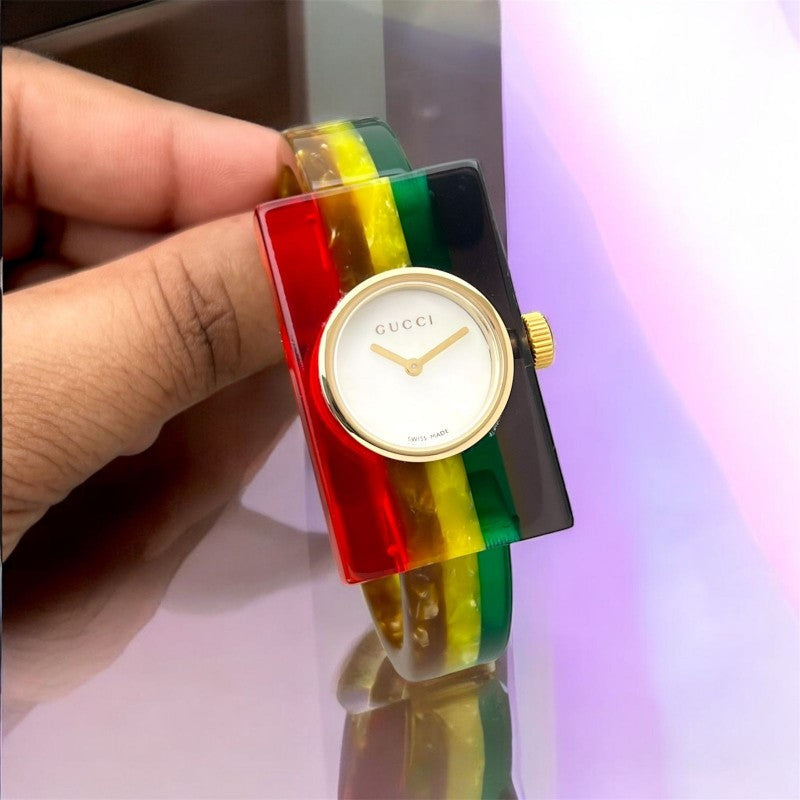 Gucc i Mother of Pearl Multicolour Plexiglass Women s Main image