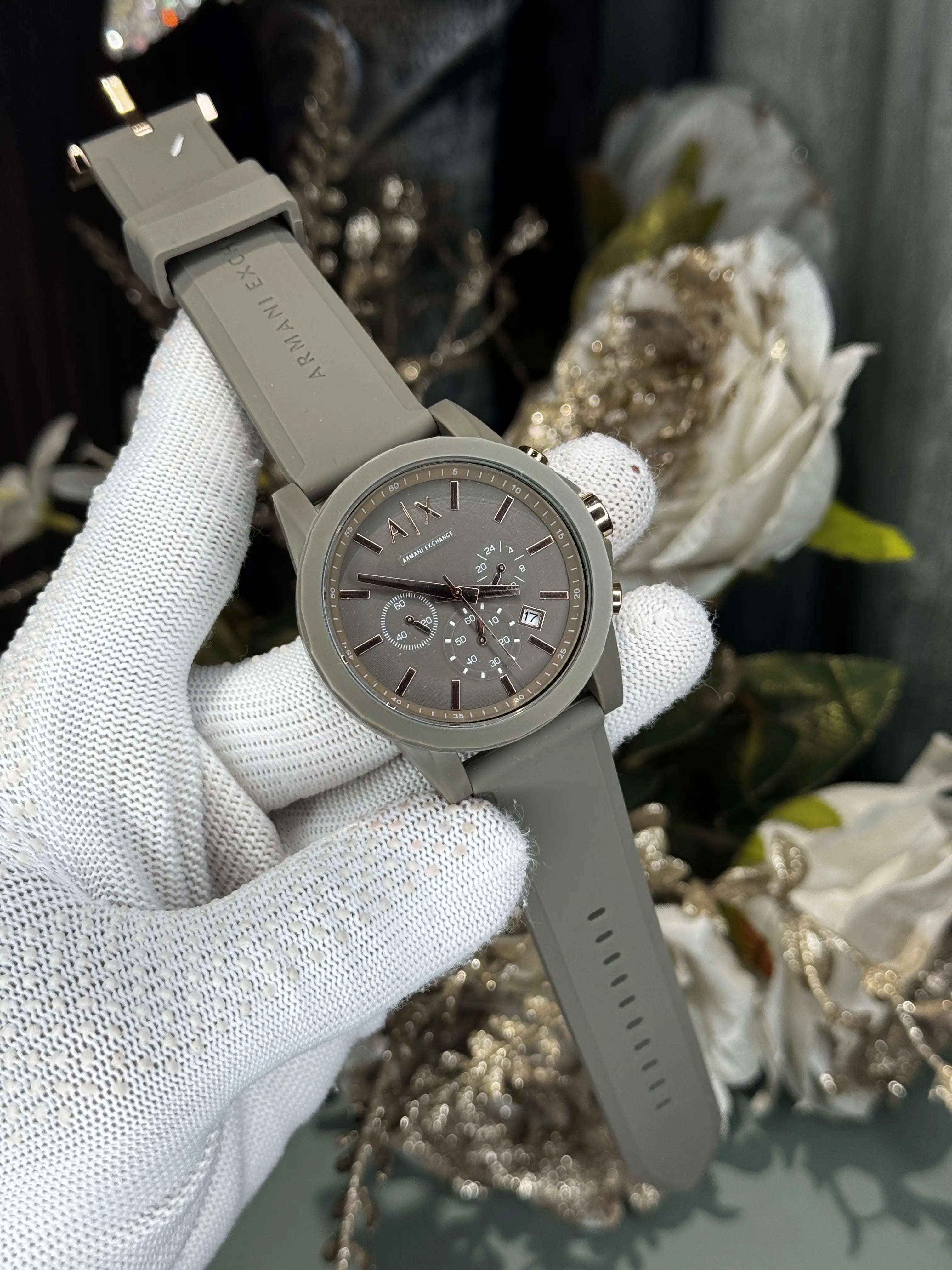 Arman i Exchange Olive Chronograph Premium Watch