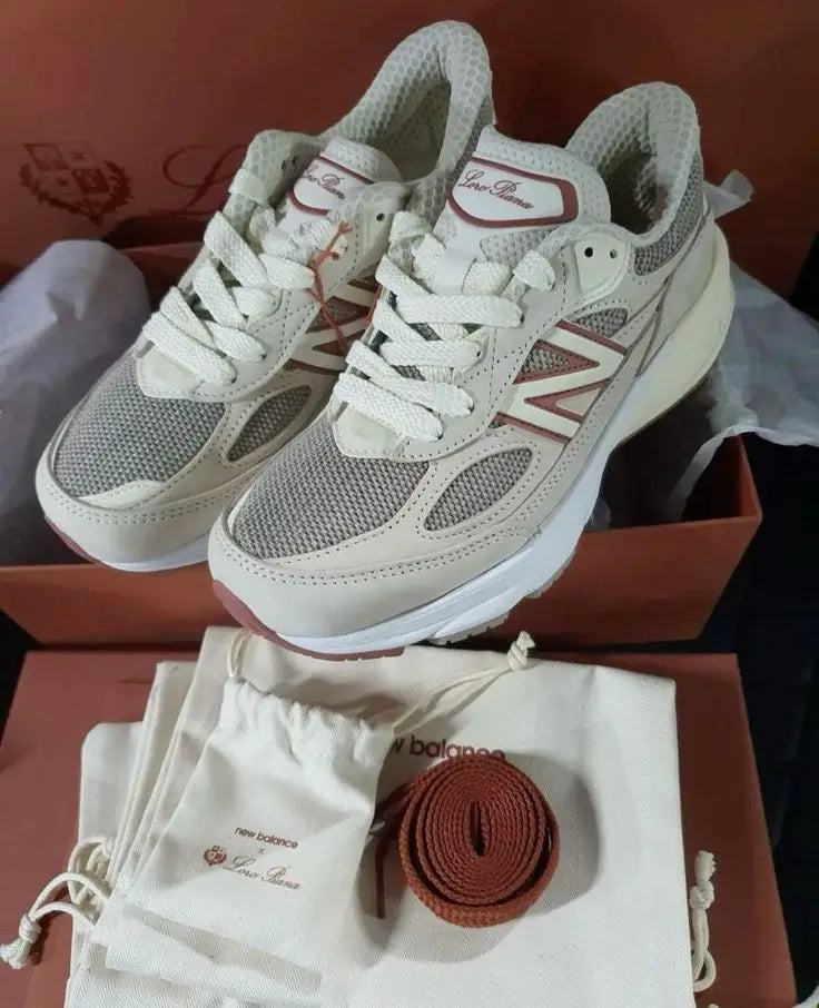 New balanc e 990 Beige Loro Piana Suede Quality With Accessories Secondary image