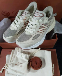 New balanc e 990 Beige Loro Piana Suede Quality With Accessories