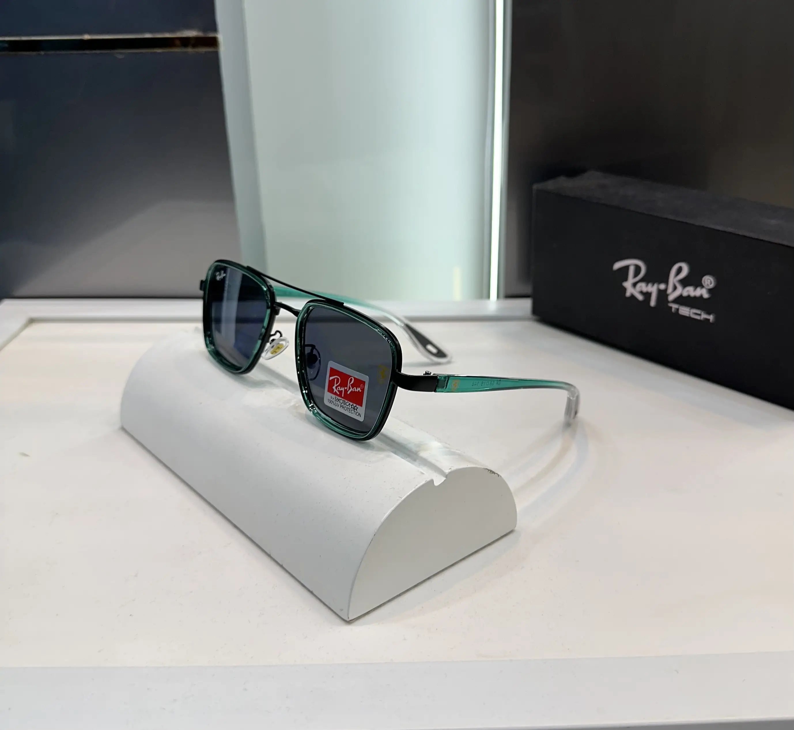 RayBan Green Black Premium Shades 06 Main image