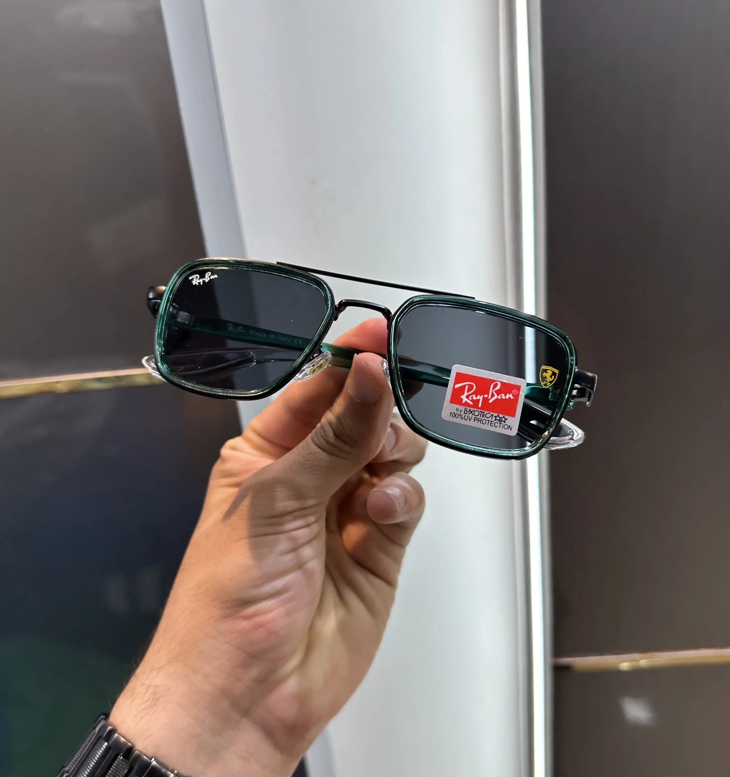 RayBan Green Black Premium Shades 06 Secondary image