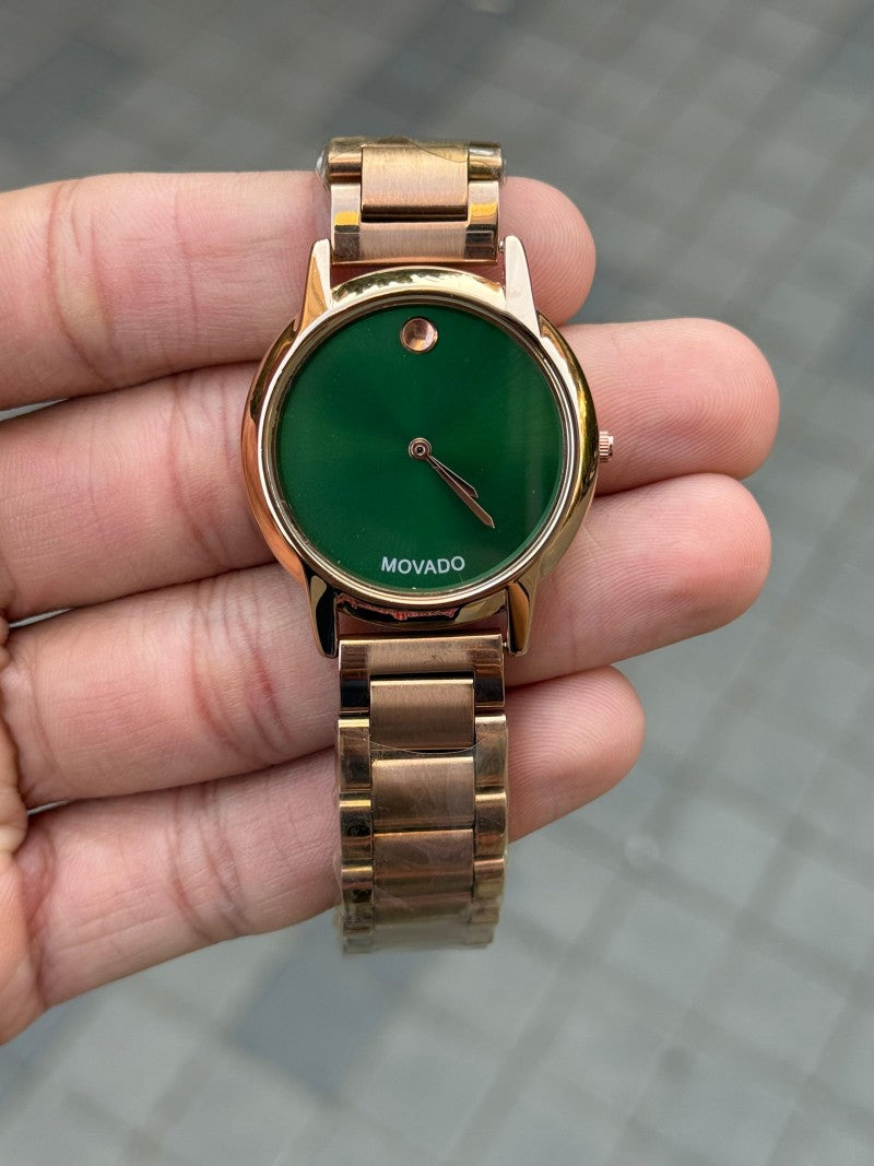 Movad o Bold Slim Women s Rose Green Main image
