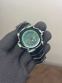 Oakle y Blade Black-Green Metal Premium Watch