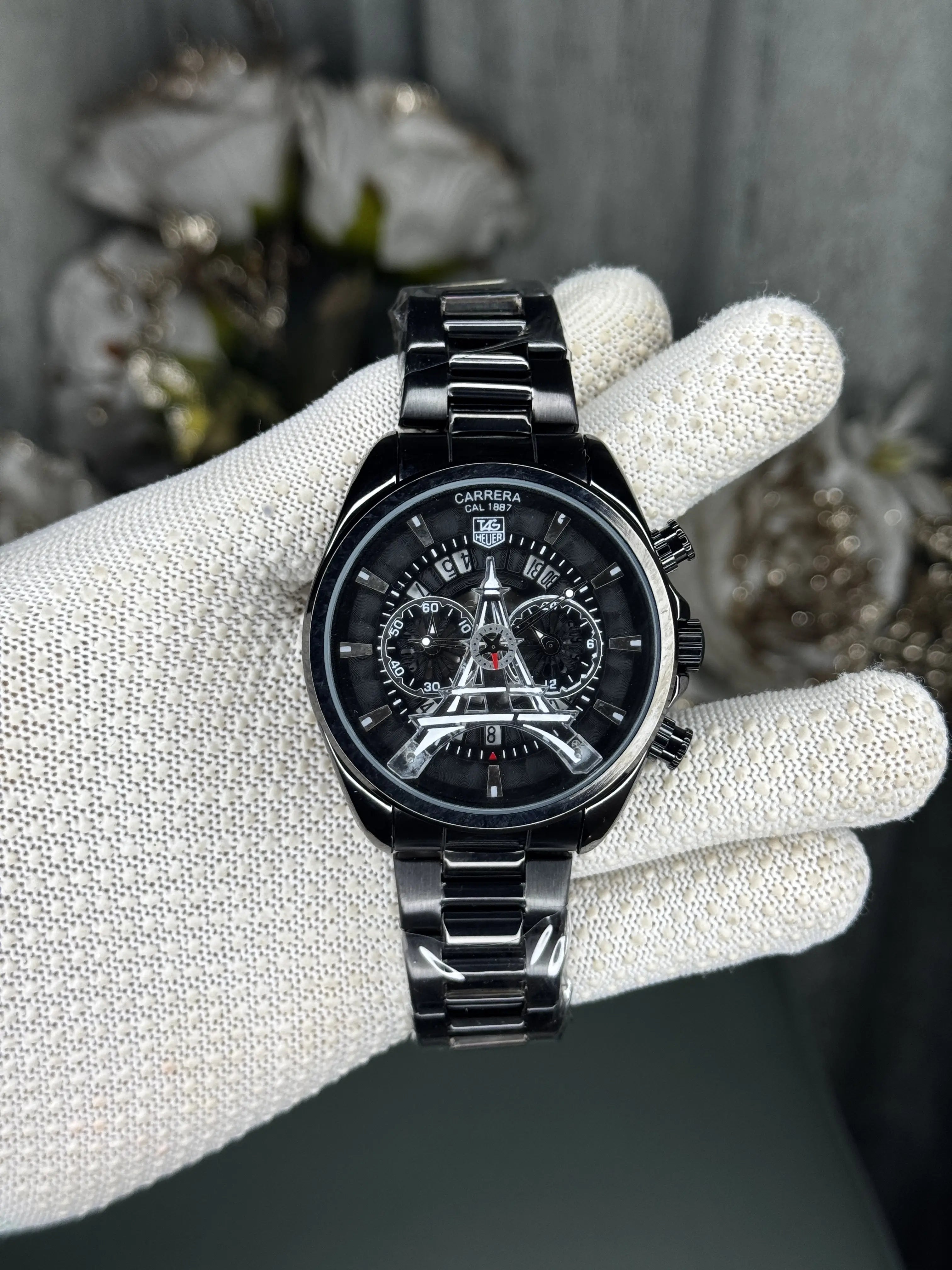 Carrer a Tag Heuer Metal All Black Eiffel Premium Watch