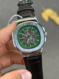 Pate k Phillipe Nautilus Leather Automatic