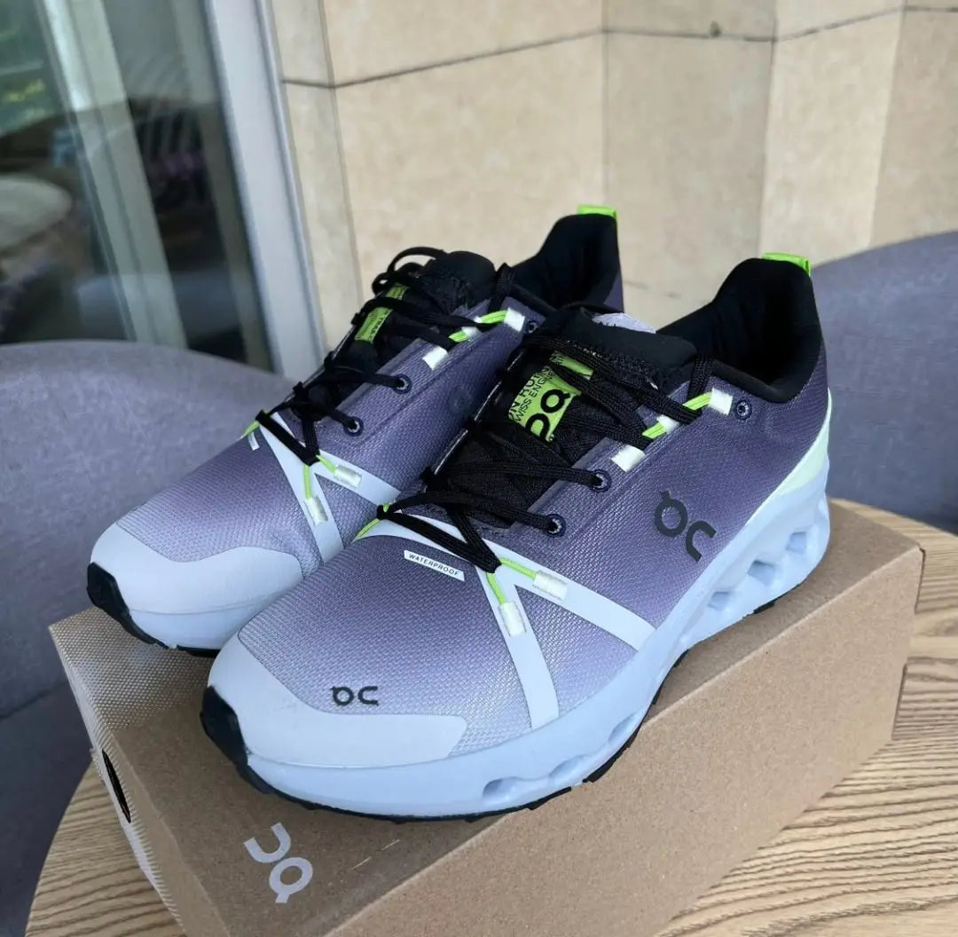 On Running Cloudsurfer Trail Waterproof Black Heather Main image