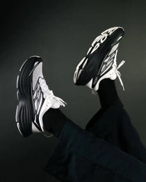 HOKA Bondi 8 Caged Stealth Tech Pack Frost Black