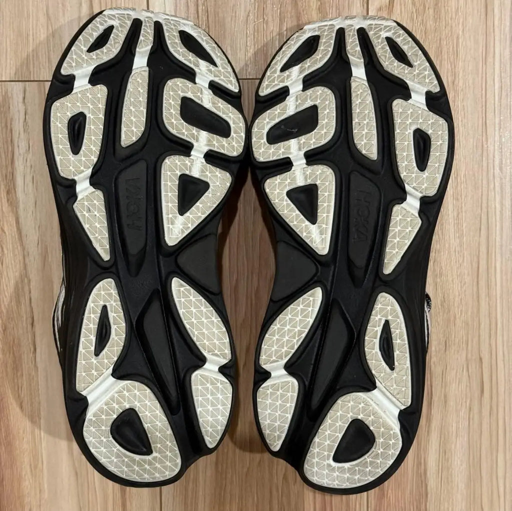 HOKA Bondi 8 Caged Stealth Tech Pack Frost Black