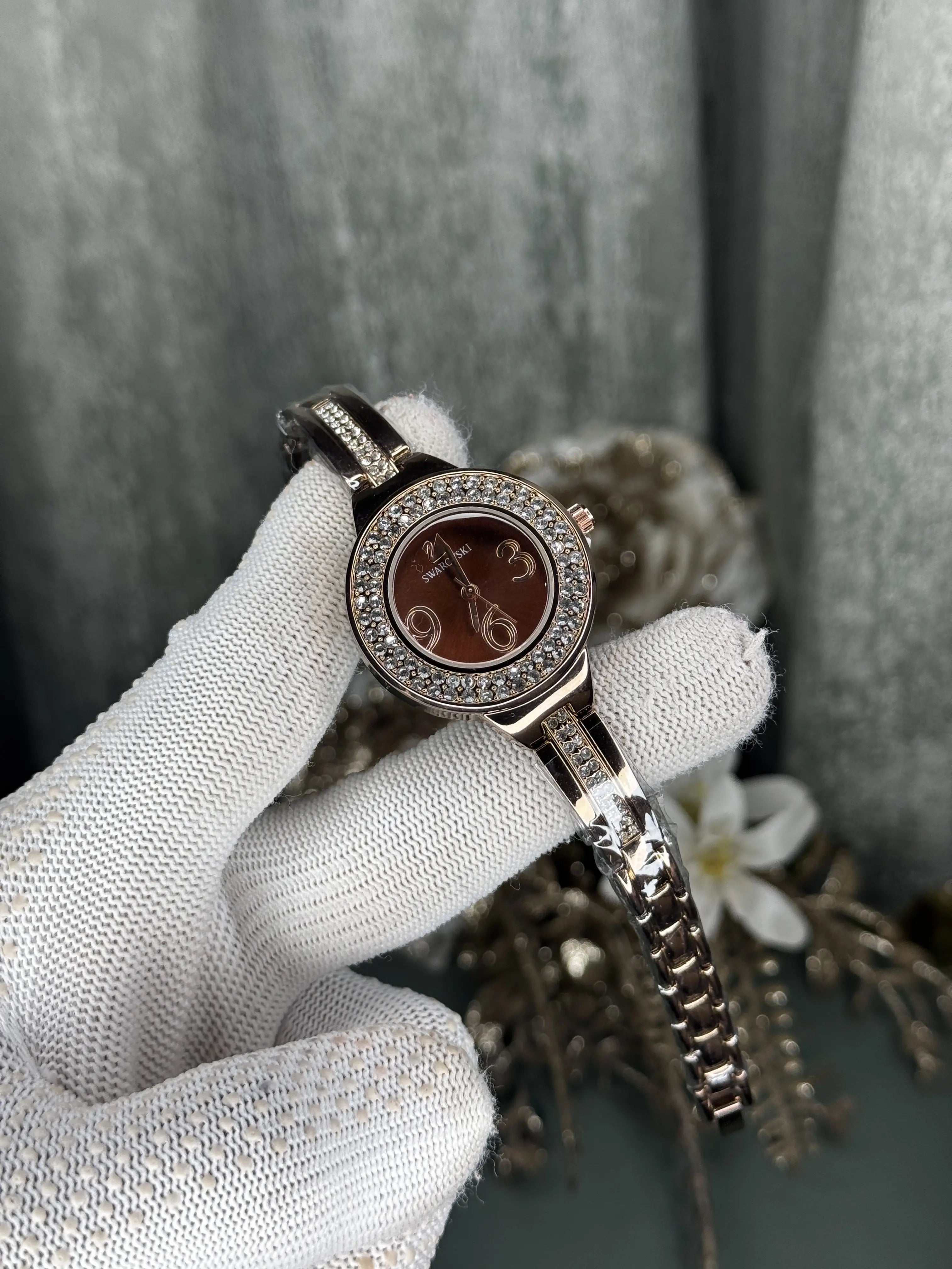 Swarovsk i Copper Brown Premium Watch Secondary image