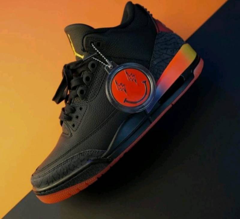 AIR JORDAN 3 BALVIN MEDELLIN BLACK Main image
