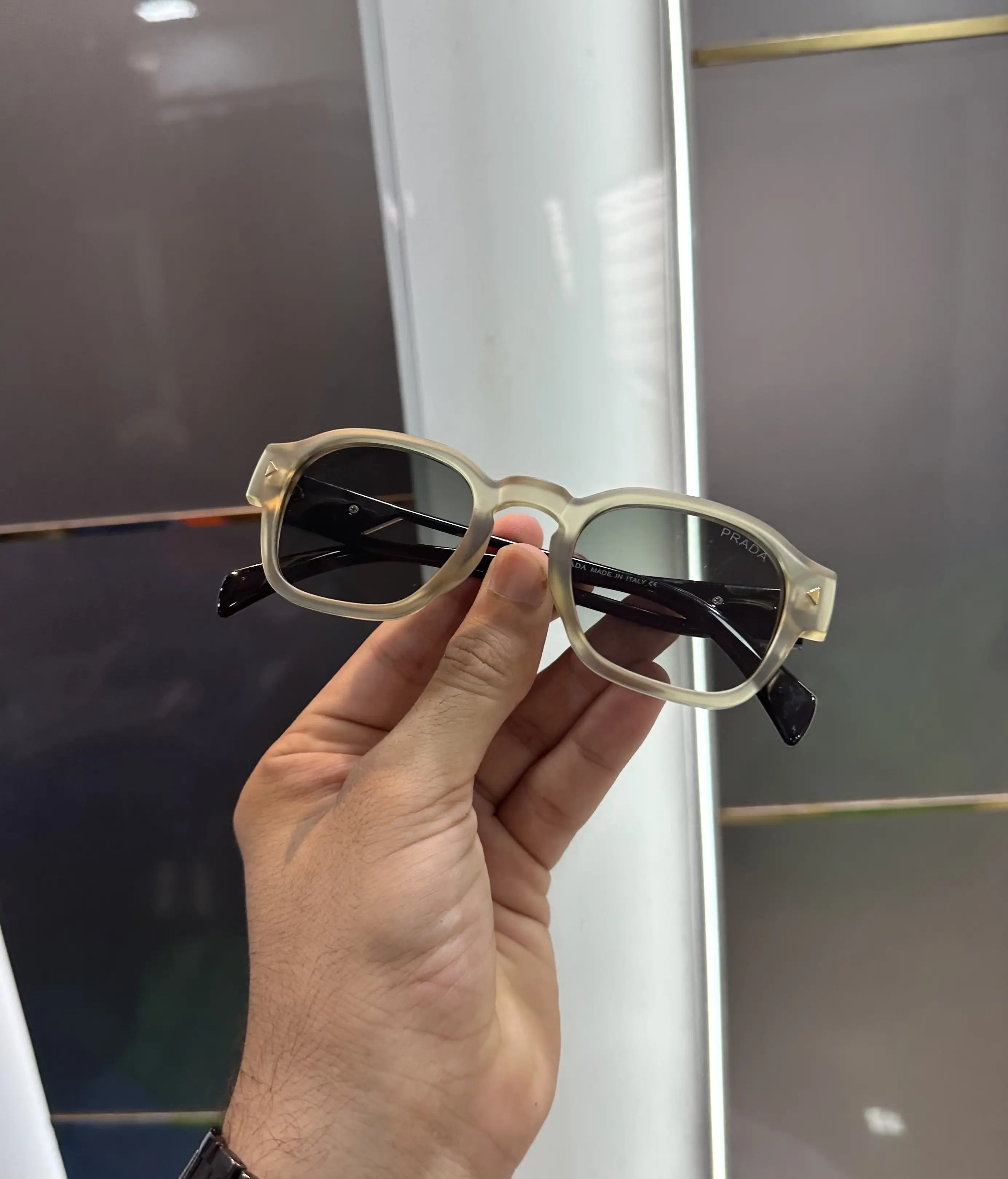 Prada Black Green Matt Premium Shades 2336 Secondary image