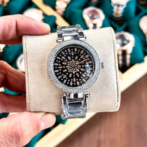 MICHAELKORS_LADIES_SILVER-BLACK
