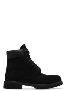 TIMBERLAND SUEDE LEATHER BLACK BOOTS