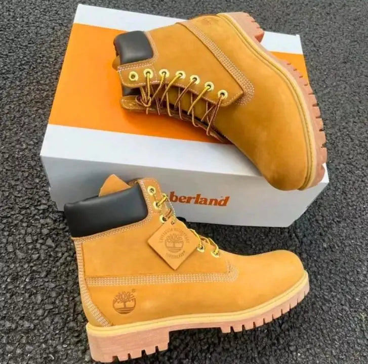 TIMBERLAND LONG BOOT WHEAT BROWN TAN PREMIUM Quality Main image