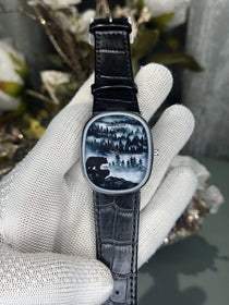 Patek Golden Ellipse Forest In the Mist Premium Quartz Watch