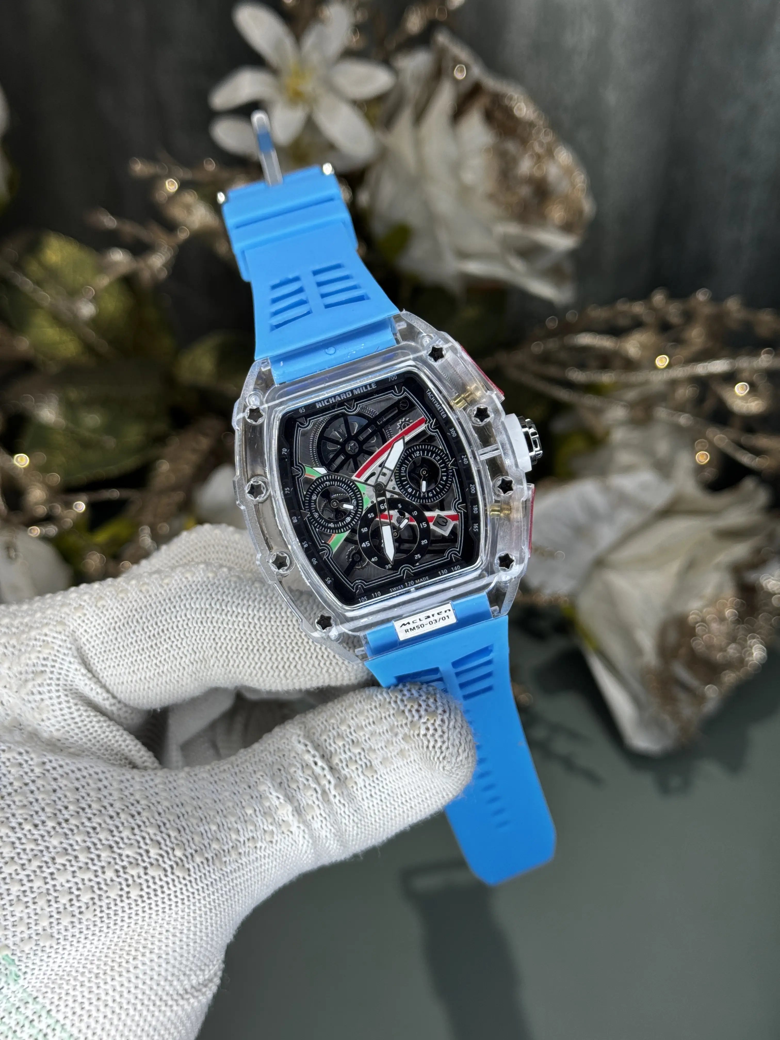 Richard Mille McLaren Sky Blue Premium Chronograph Watch Secondary image