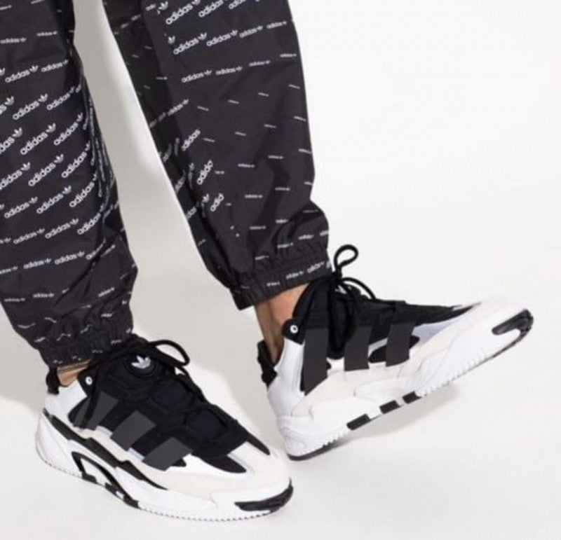 ADIDA S NITEBALL LOW TOP BLACK WHITE Main image