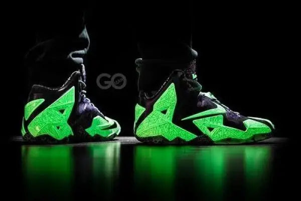Nik_e Lebron 11 Gator king Glow in Dark