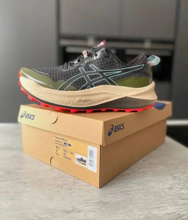 Asic s Gel Trabuco Max 3 Trail Black Smoke blue Main image