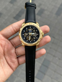Fossi l Bronson Leather Gold