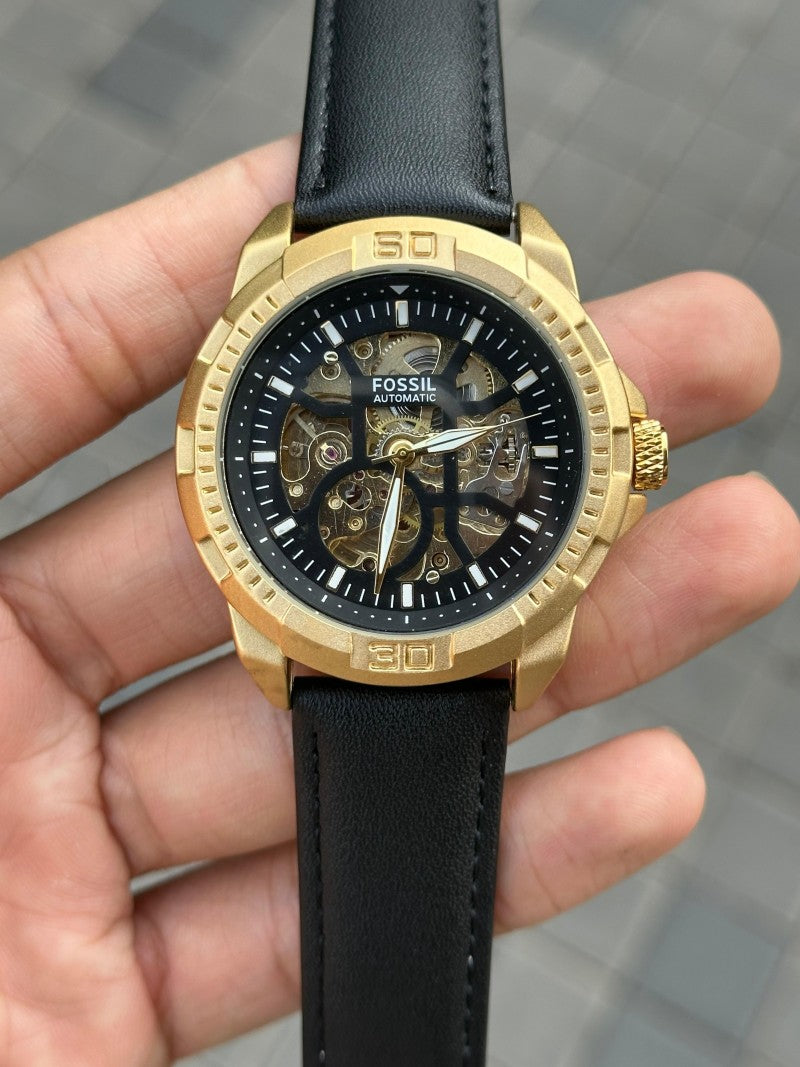 Fossi l Bronson Leather Gold Main image