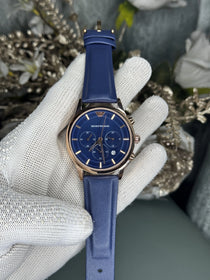 Emporio Arman i Copper Blue Chronograph Premium Watch