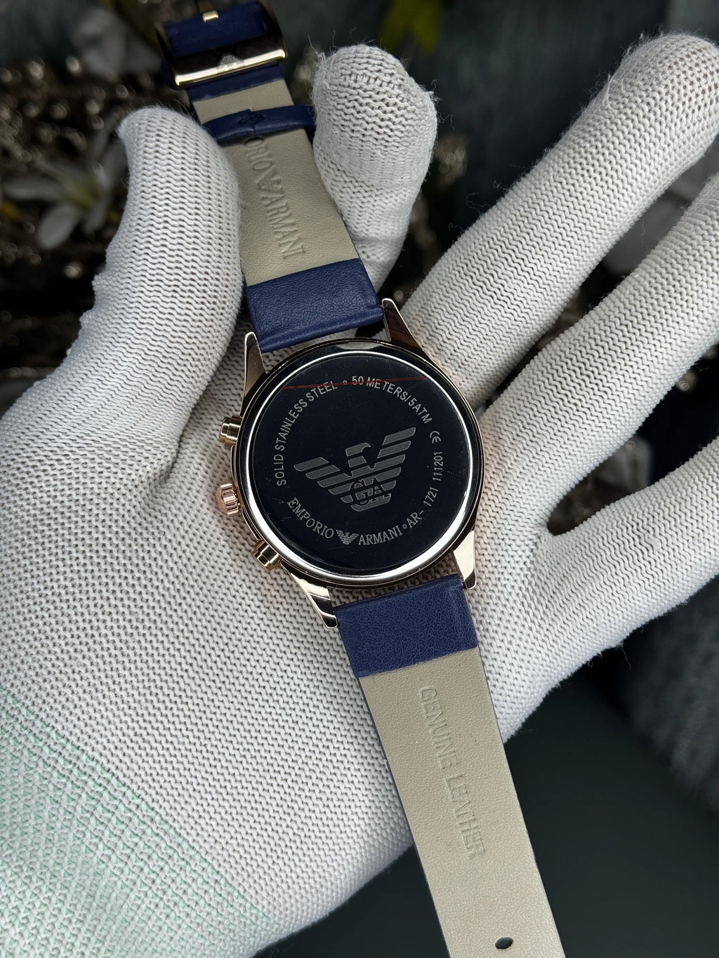 Emporio Arman i Copper Blue Chronograph Premium Watch