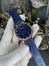 Emporio Arman i Copper Blue Chronograph Premium Watch