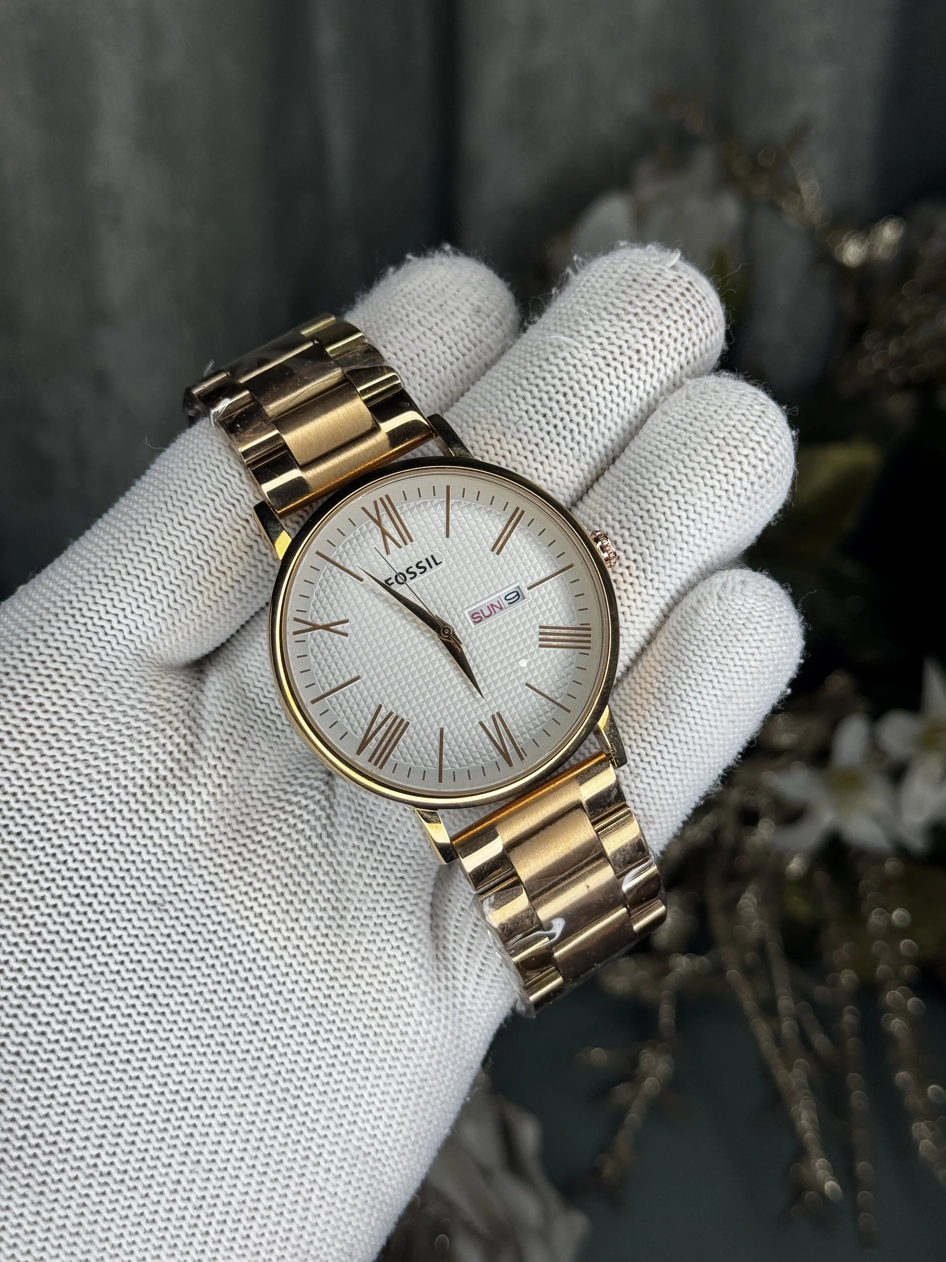 Fossil Copper White Premium Quartz Watch Secondary image