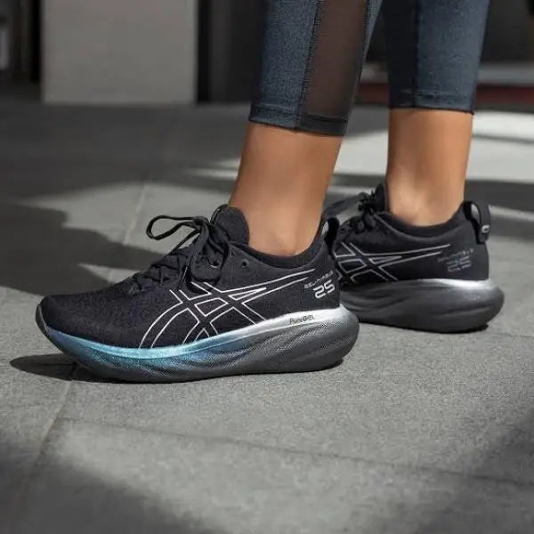 Asics Gel Nimbus 27 Black Green For mens Main image